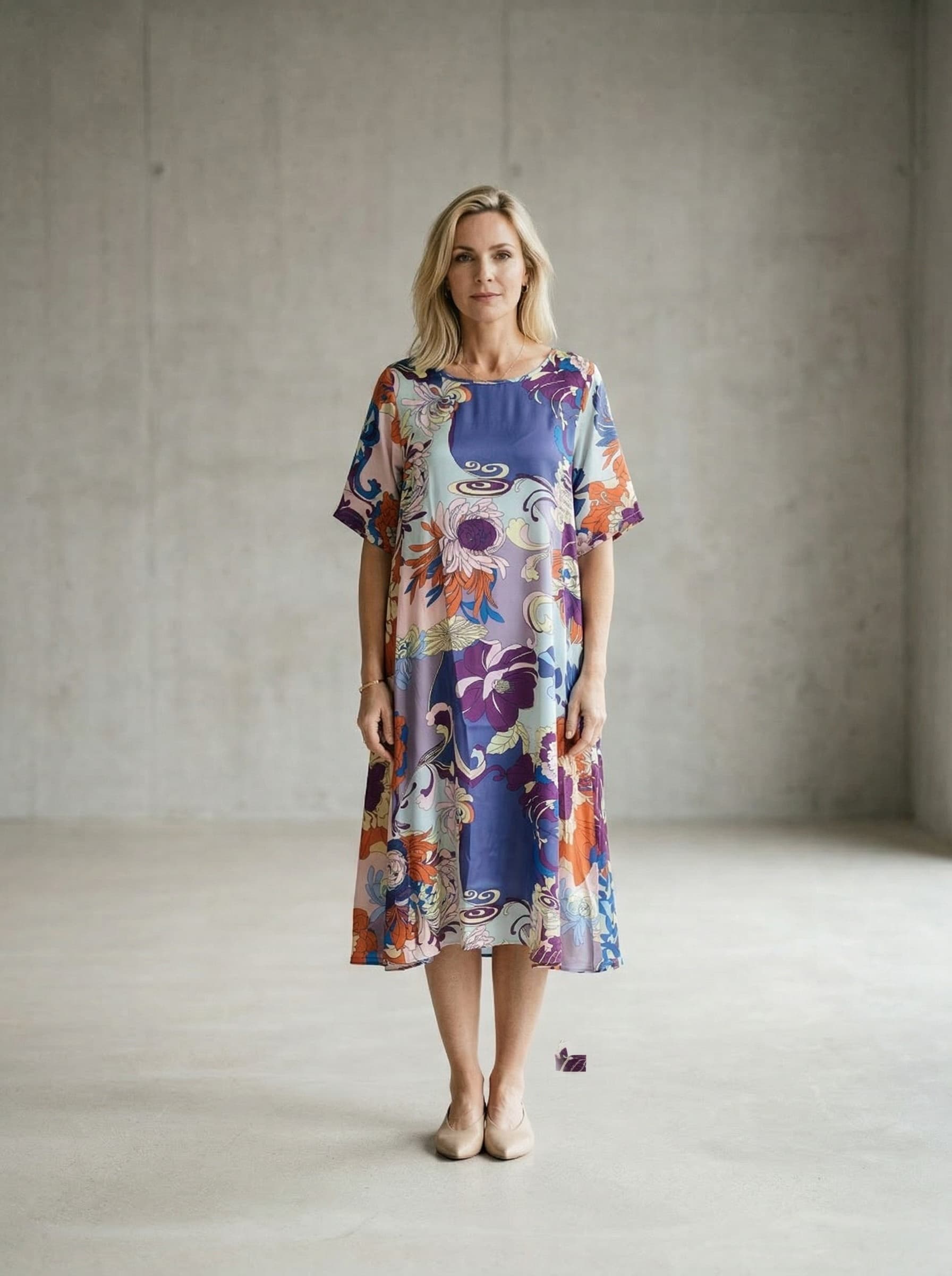 Abito Midi in Viscosa — immagine 1