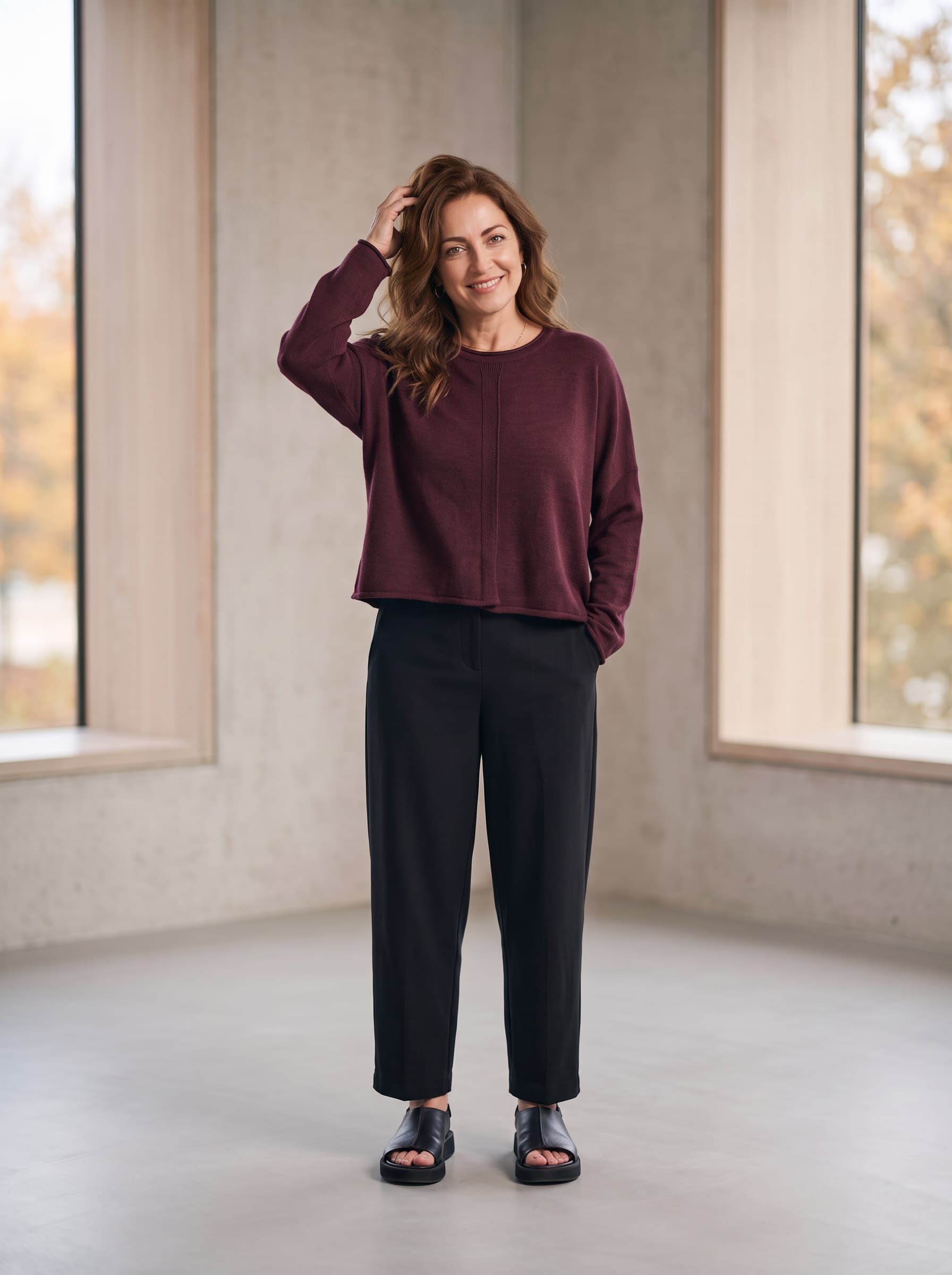 Cardigan Vino — immagine 2