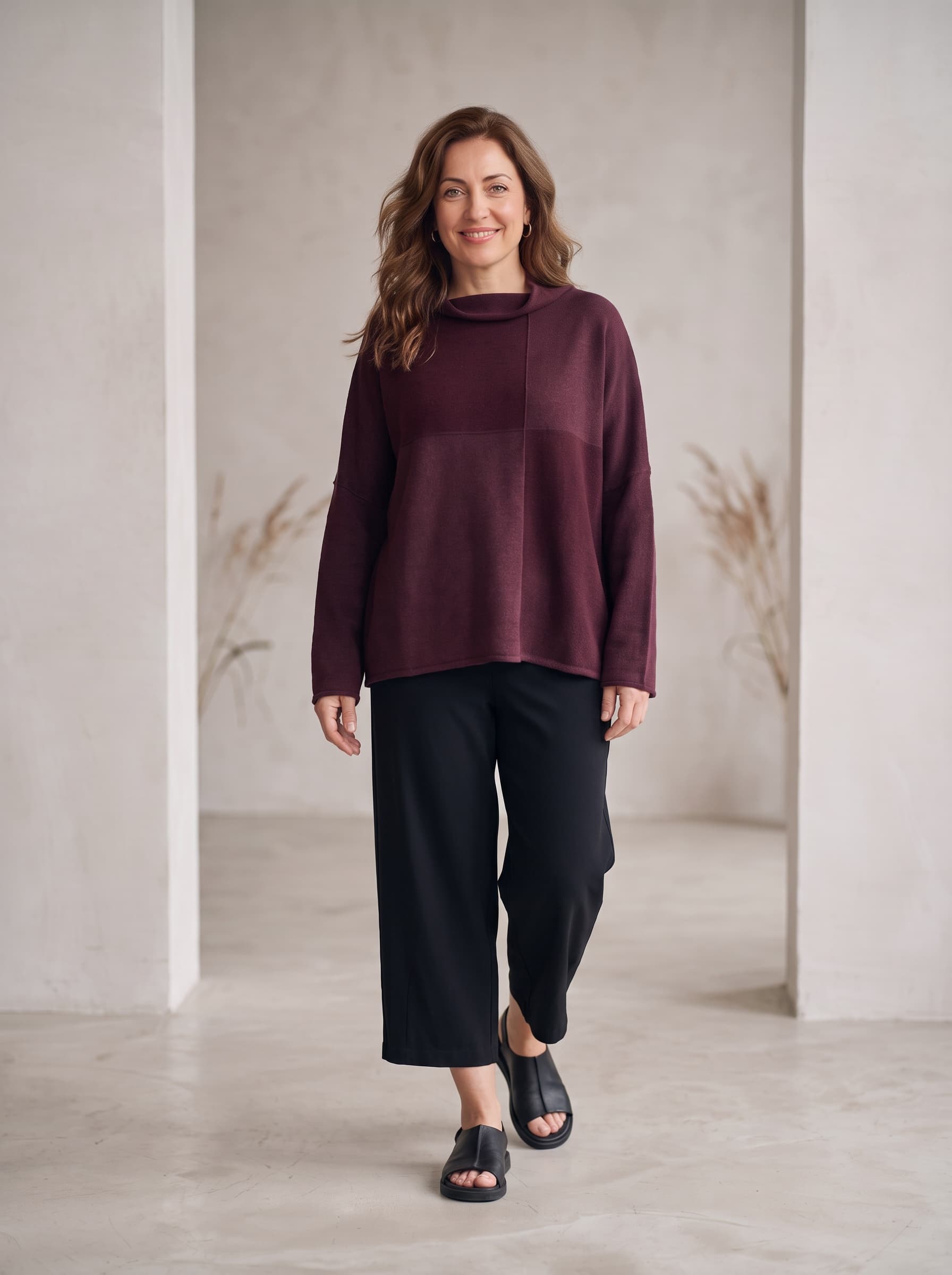 Maglia Over Vino — immagine 2