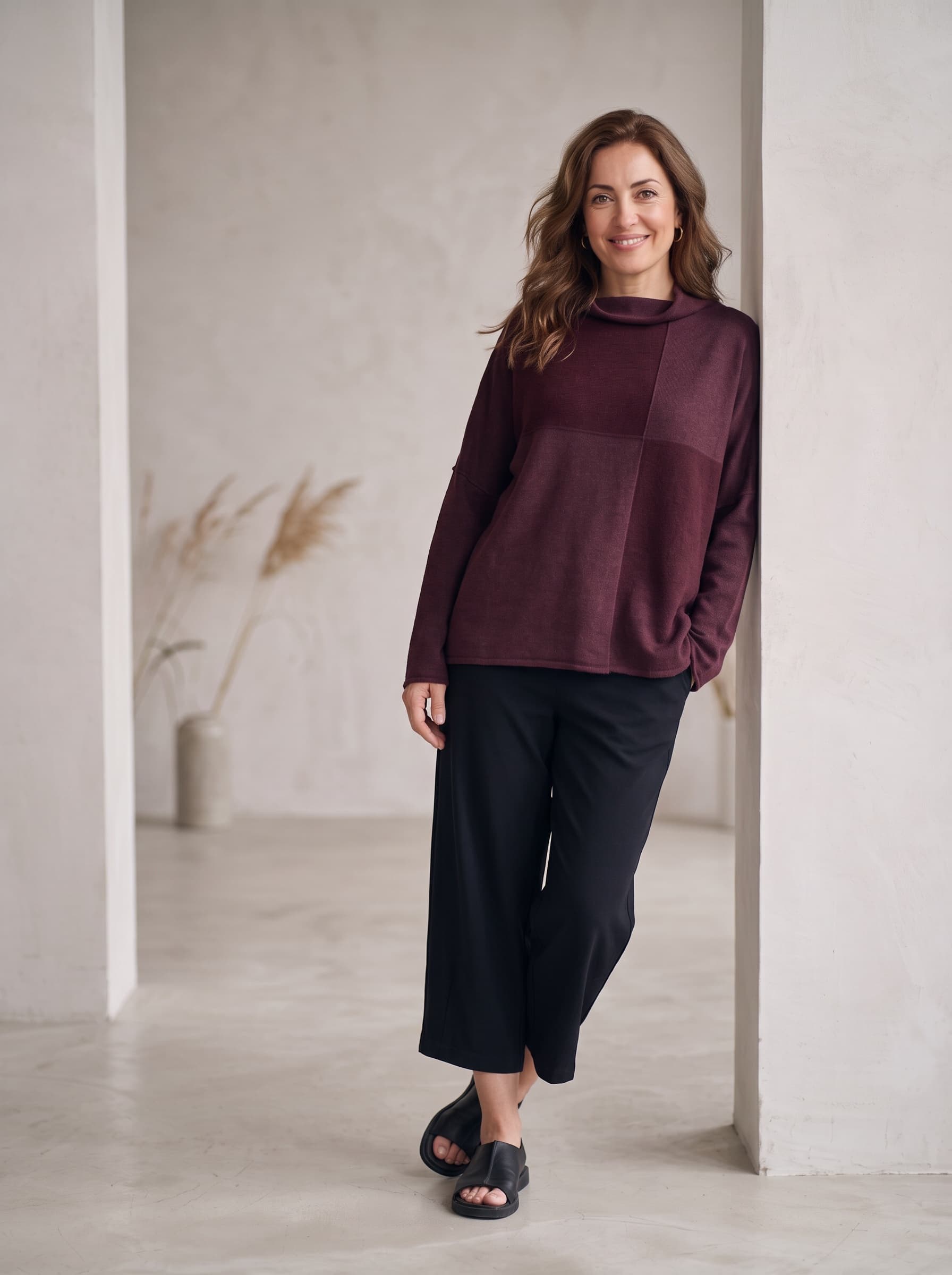 Maglia Over Vino — immagine 1