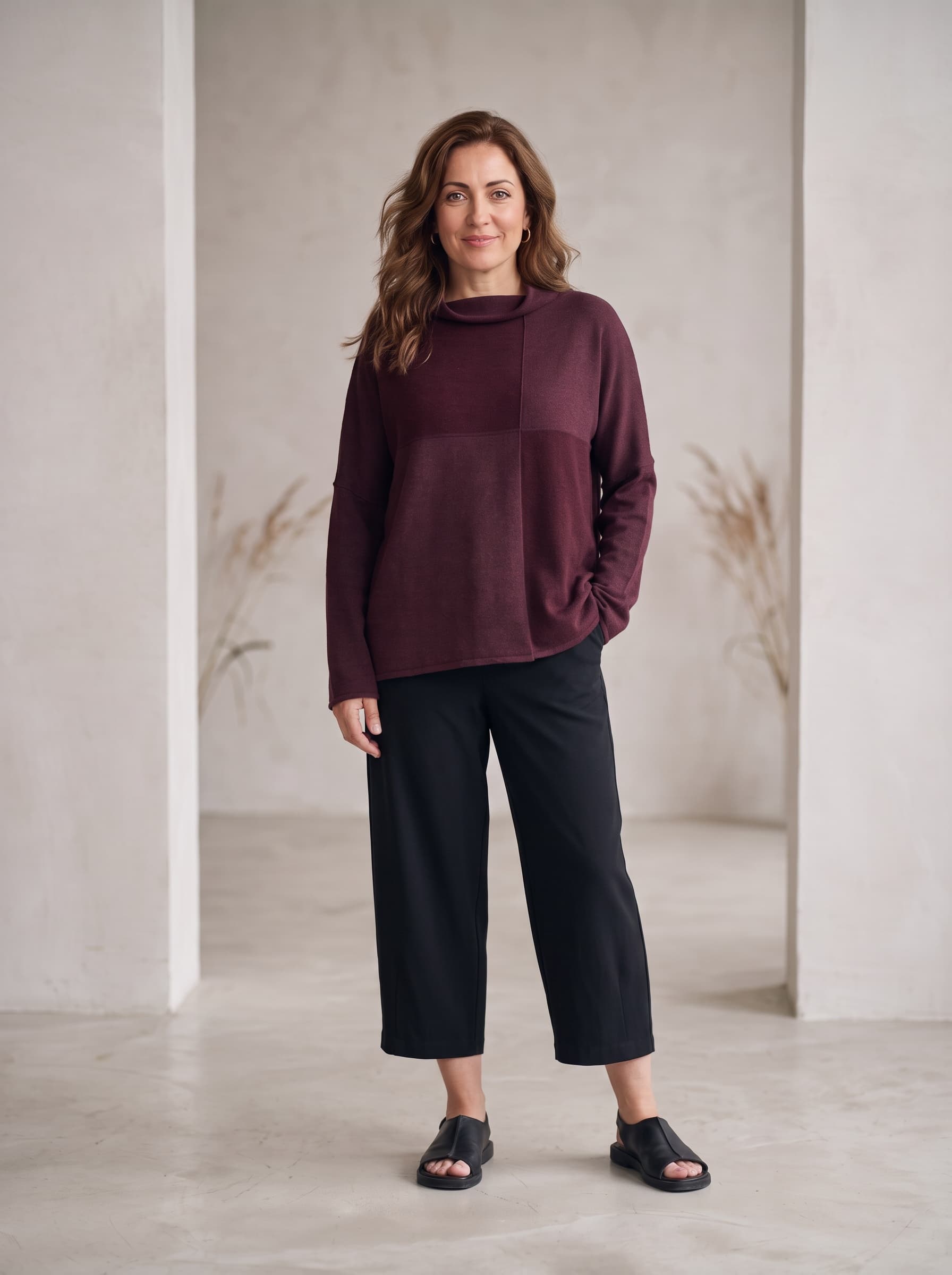 Maglia Over Vino — immagine 3