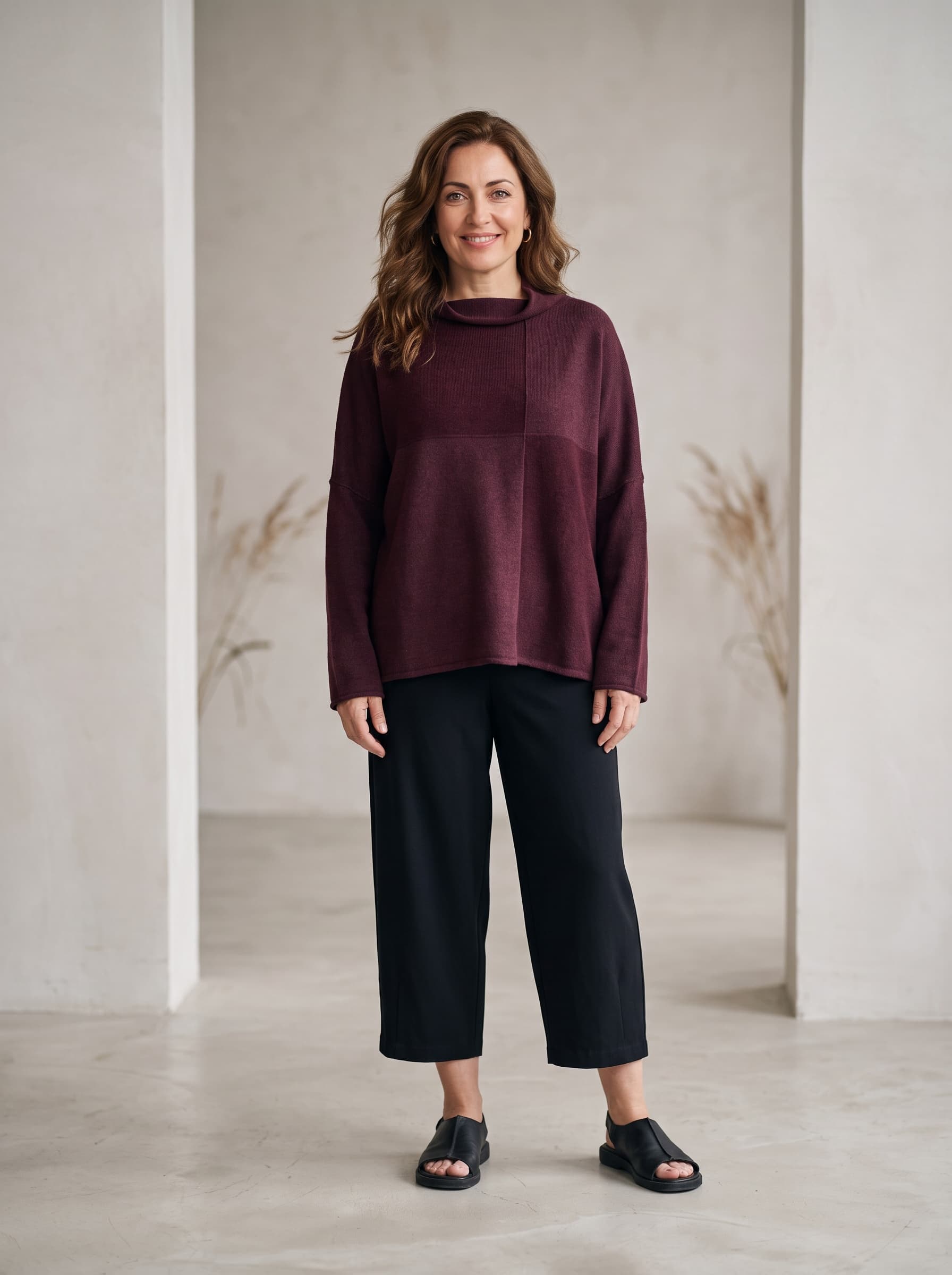 Maglia Over Vino — immagine 4