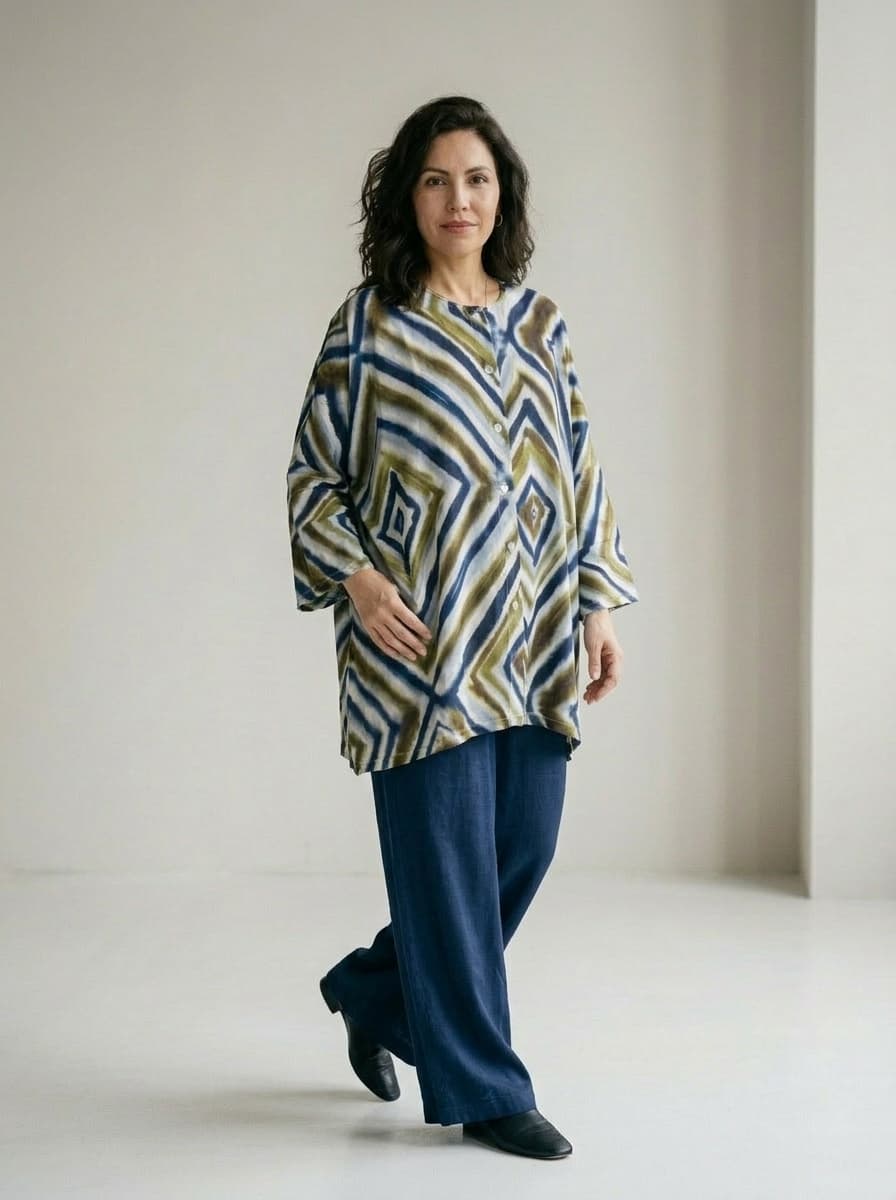 Camicia Oversize in Viscosa — immagine 3