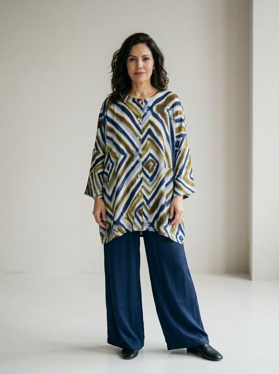Camicia Oversize in Viscosa — immagine 2