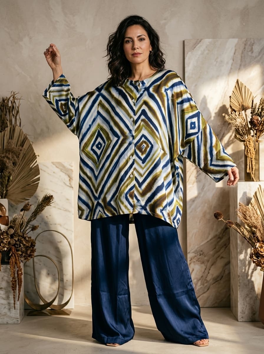 Camicia Oversize in Viscosa — immagine 1