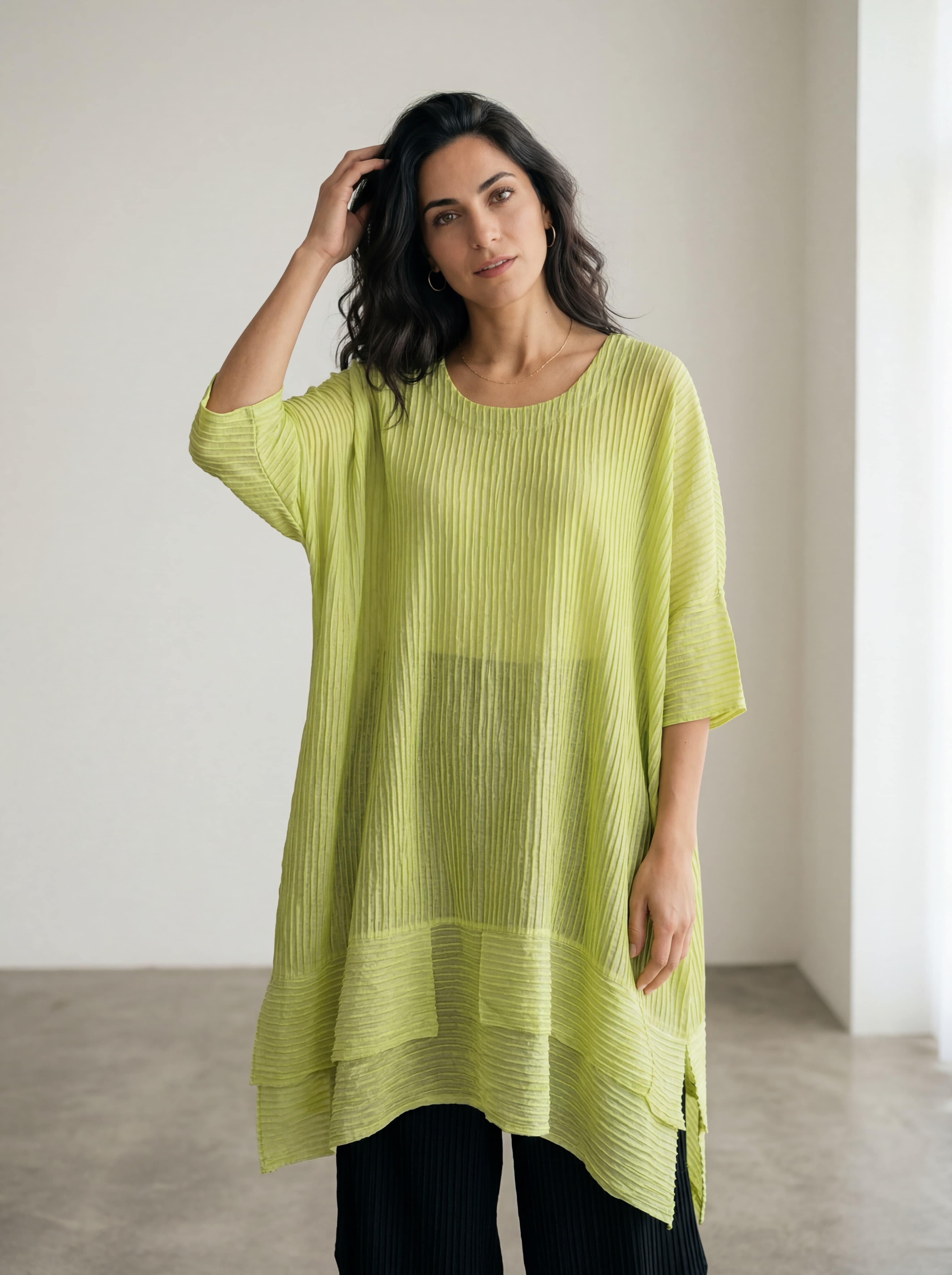 Abito Onesize in Viscosa Plisse — immagine 2