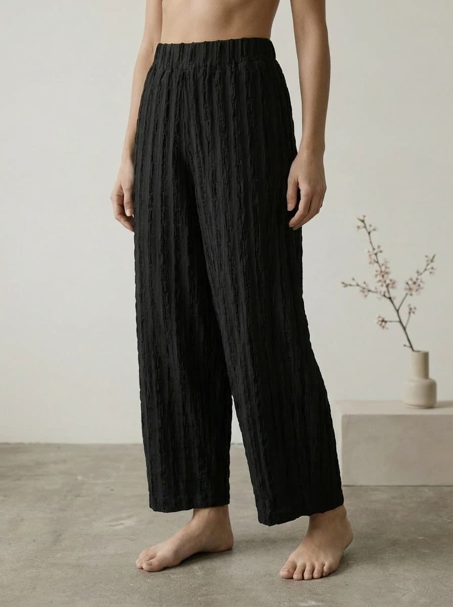 Pantaloni in Cotone 3D Elasticizzati — immagine 2