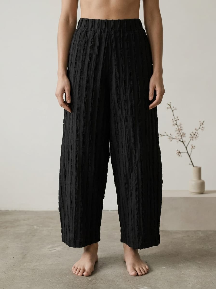Pantaloni in Cotone 3D Elasticizzati — immagine 1