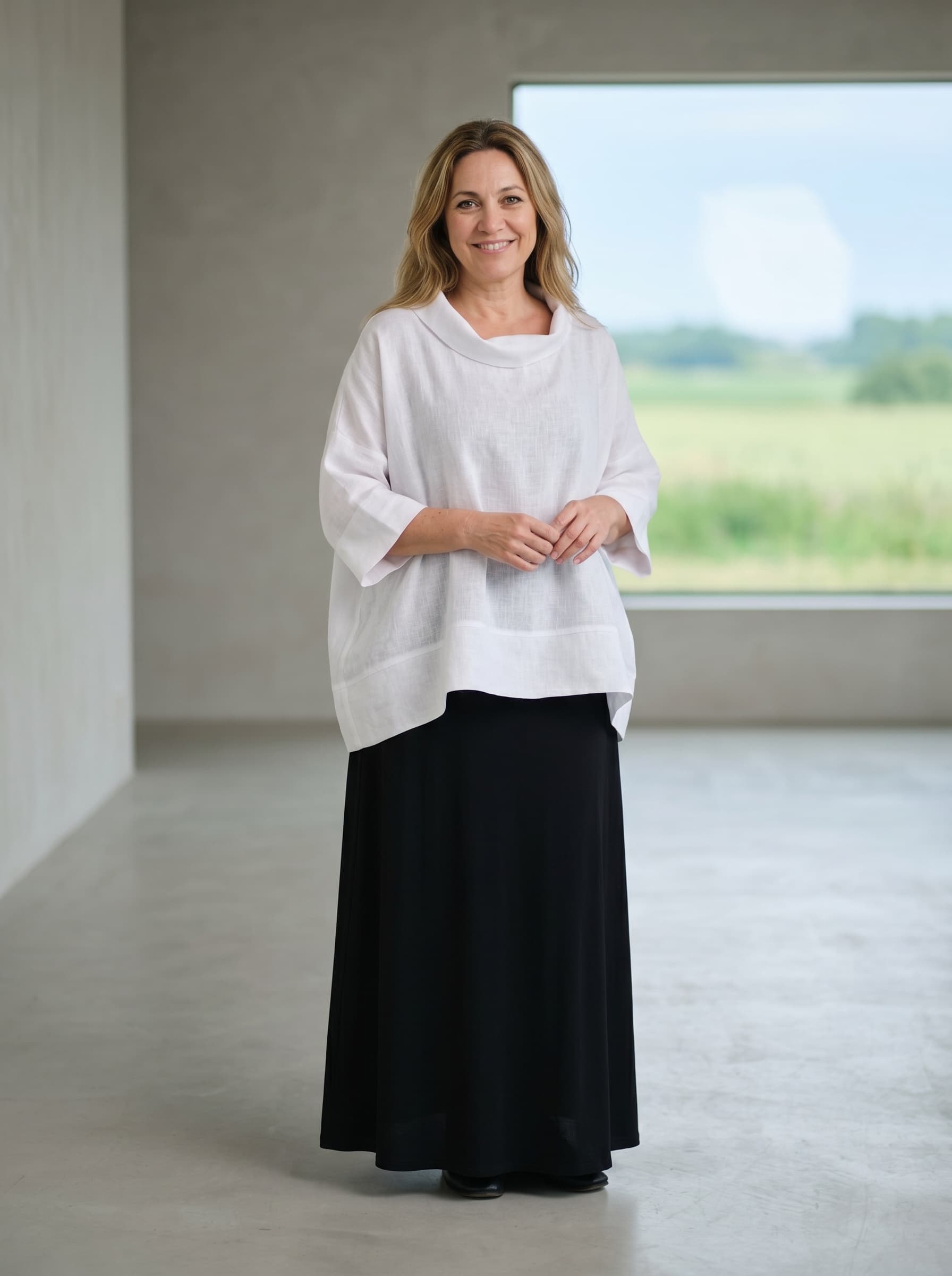Casacca in Lino Bianca — immagine 2