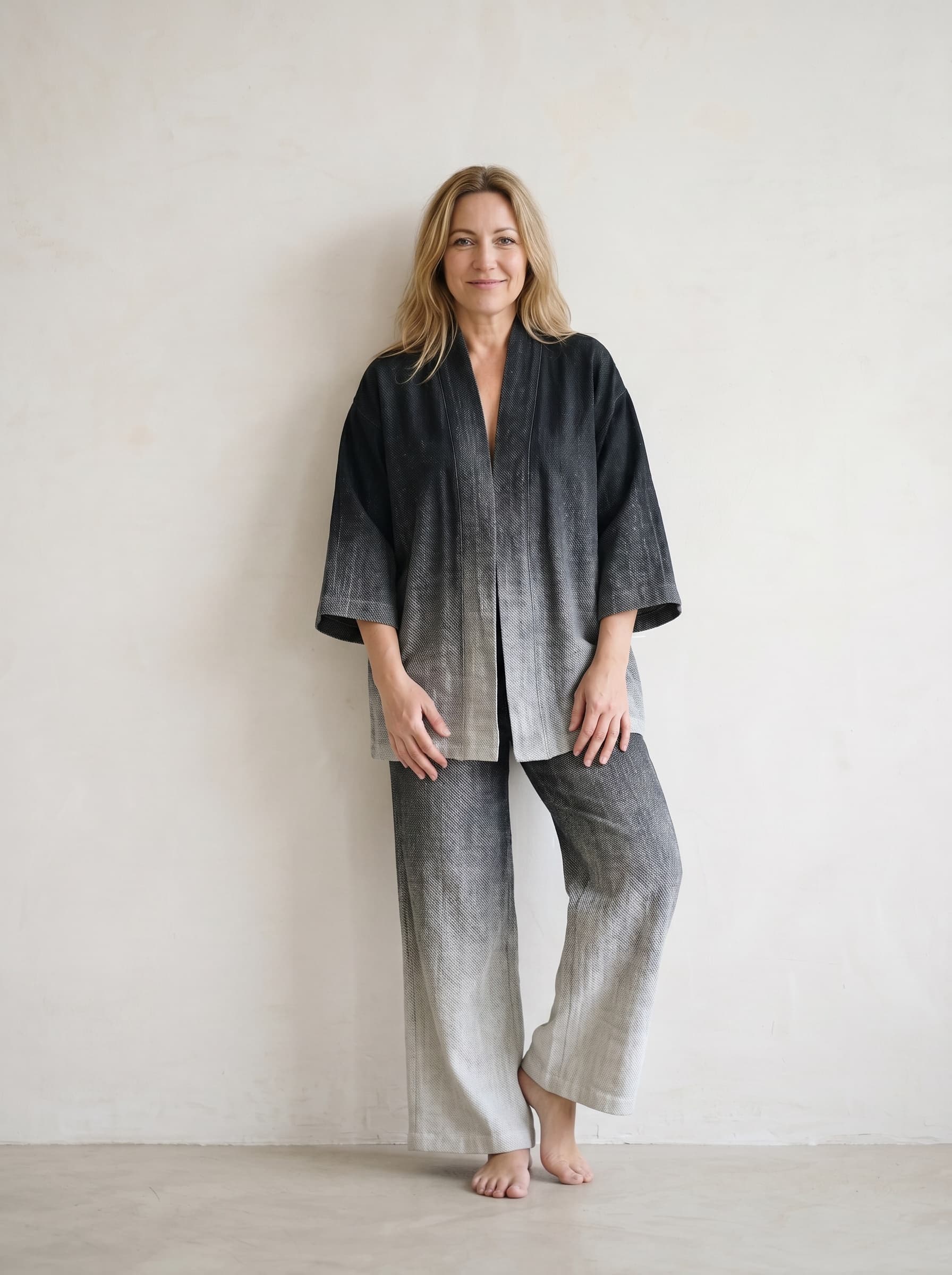 Kimono Corto in Lino — immagine 2