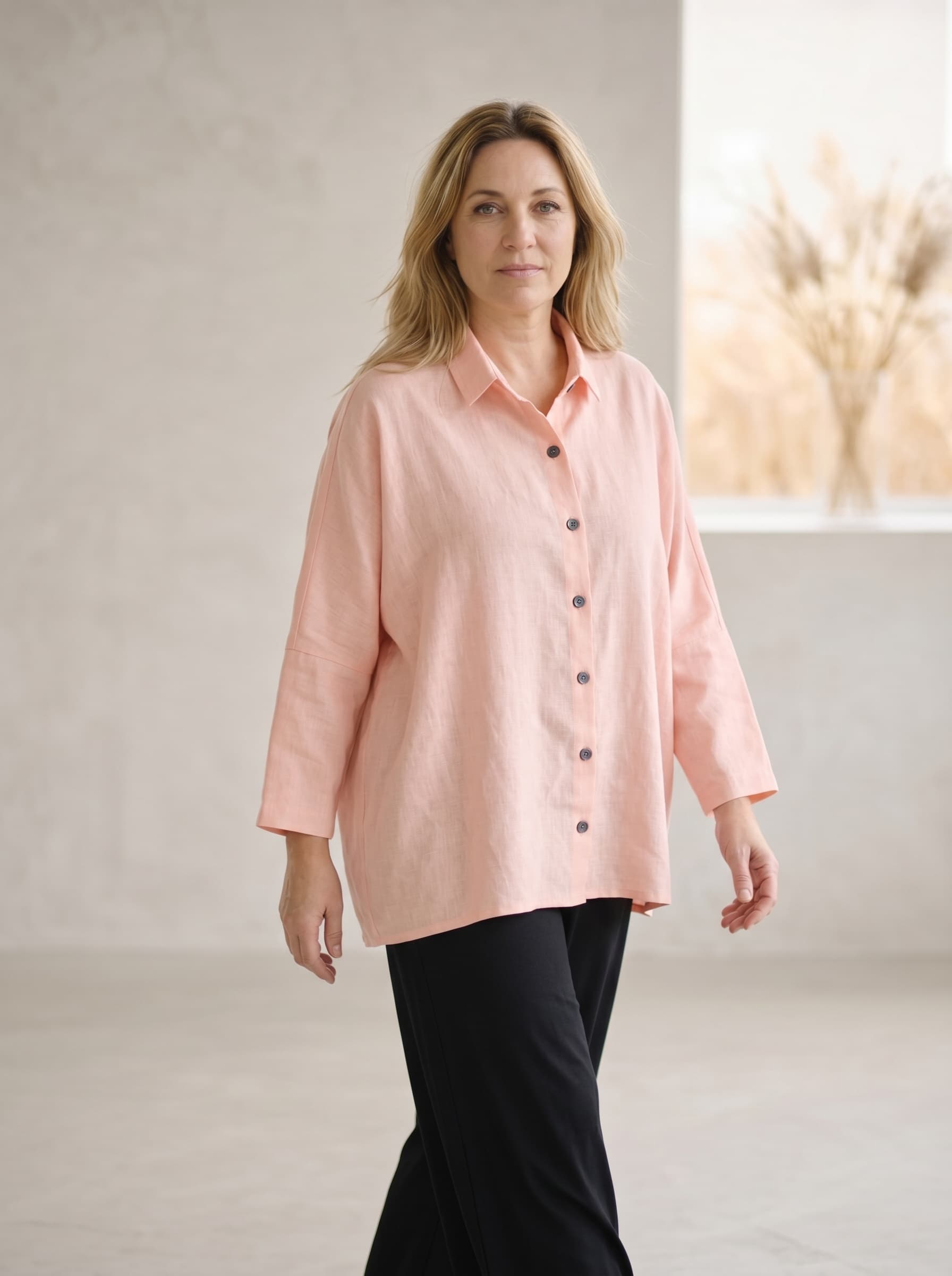 Camicia in Lino Pesca — immagine 3