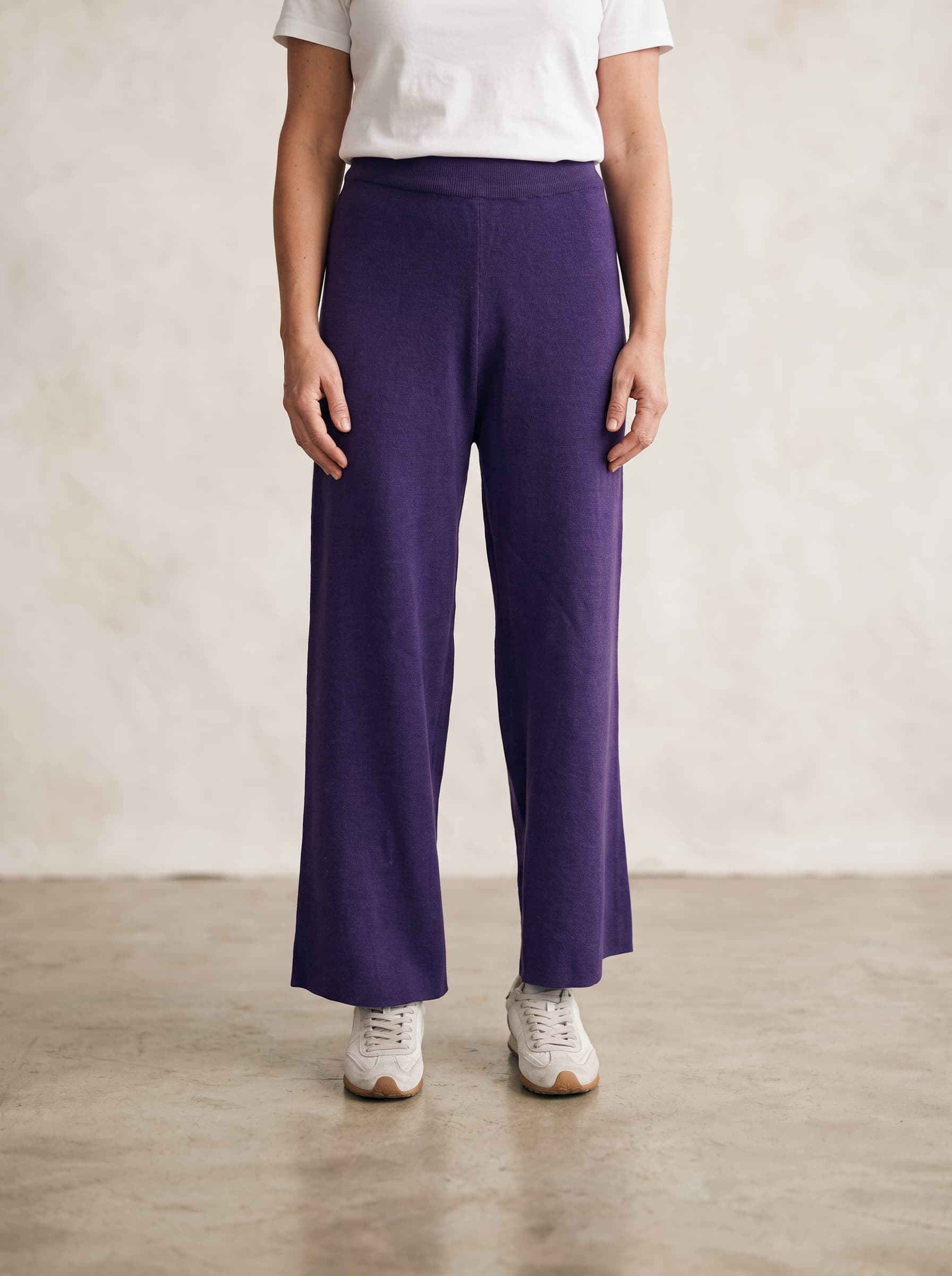 Pantaloni in Maglia Viola — immagine 1