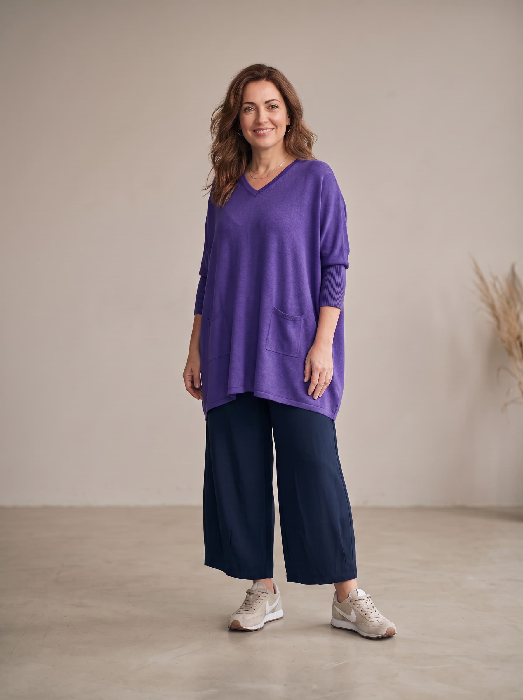 Maglia Over Collo V — immagine 2