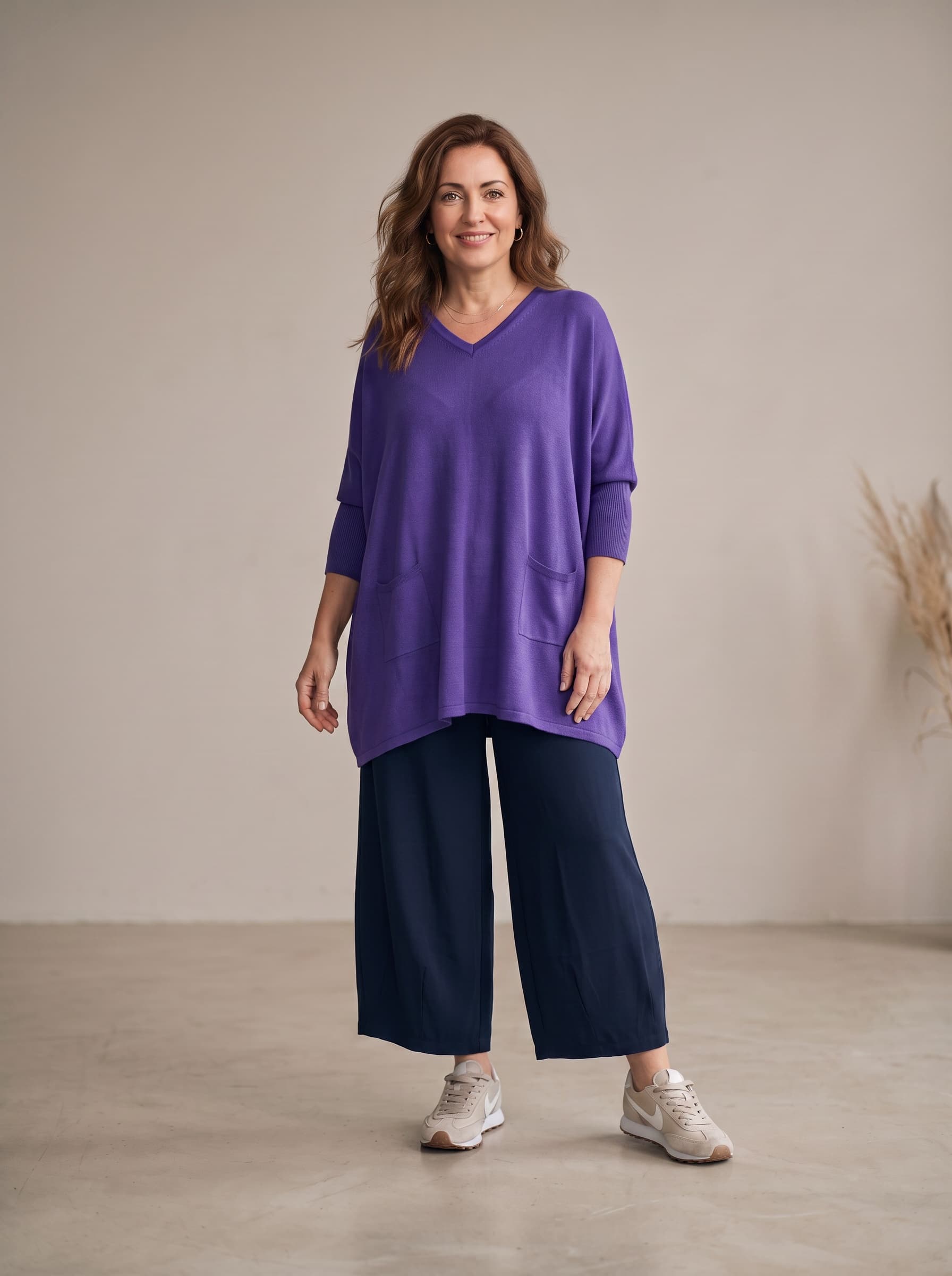Maglia Over Collo V — immagine 3