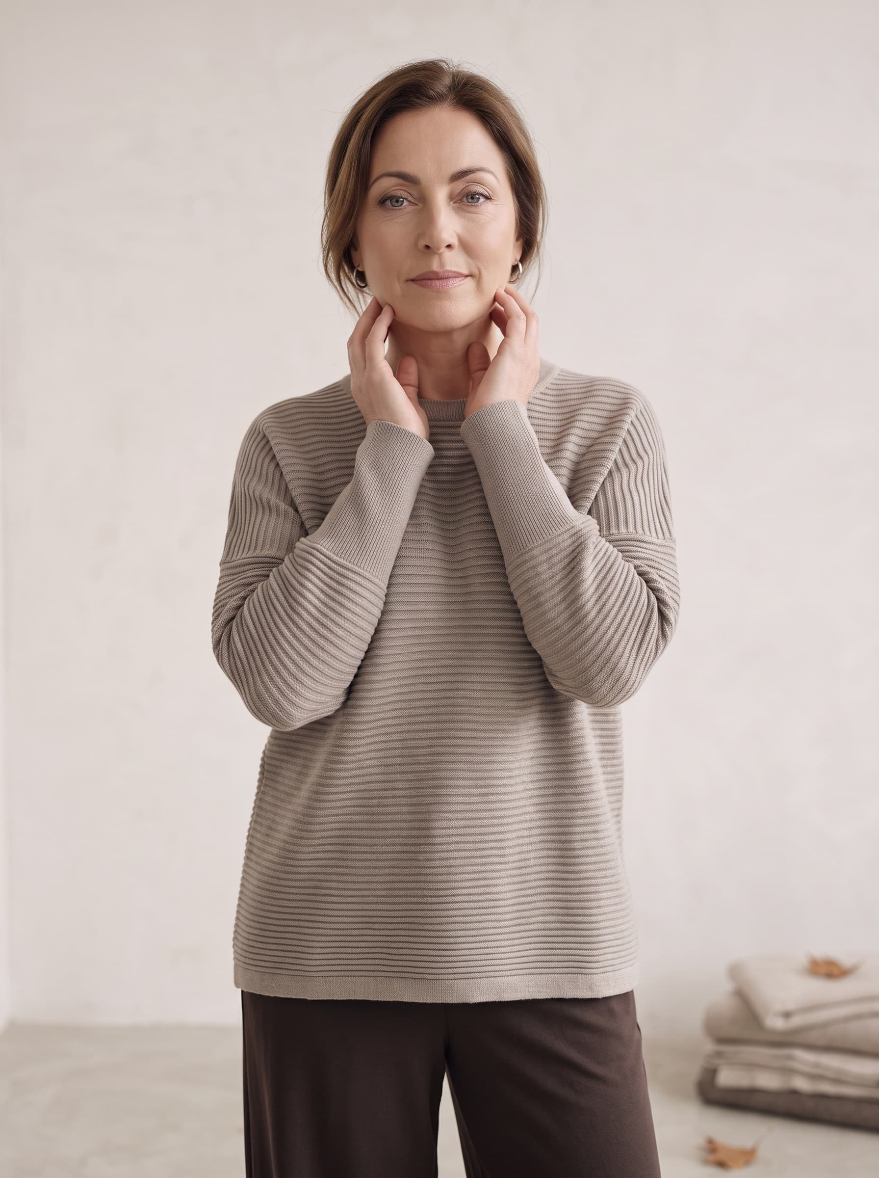 Maglione Costine Orizzontali — immagine 1