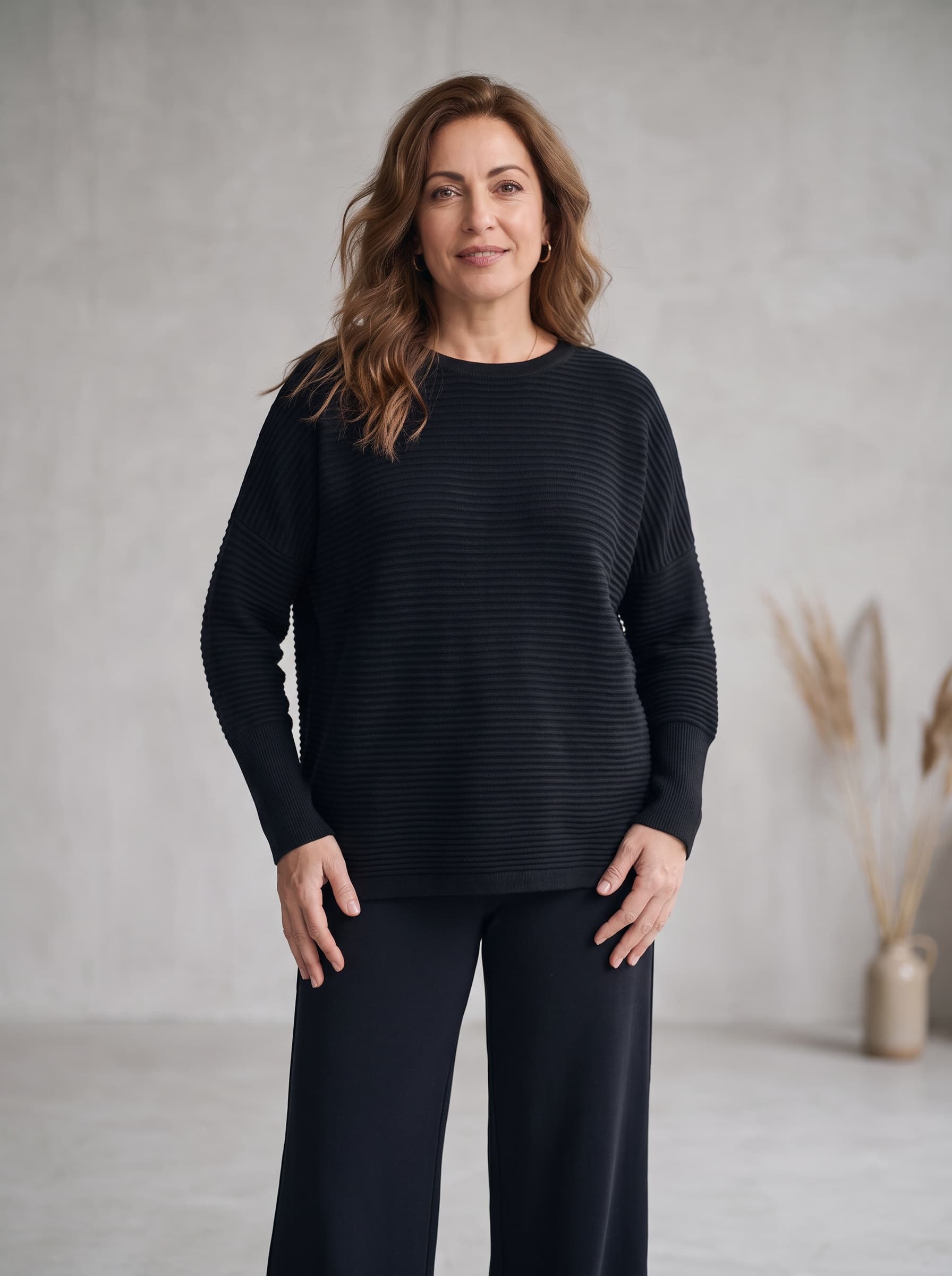 Maglione Costine Orizzontali — immagine 1