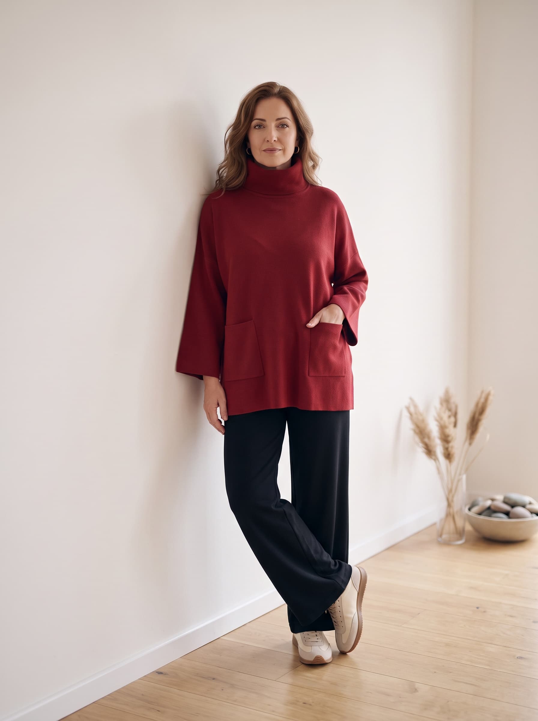 Maglione a collo alto in maglia — immagine 2