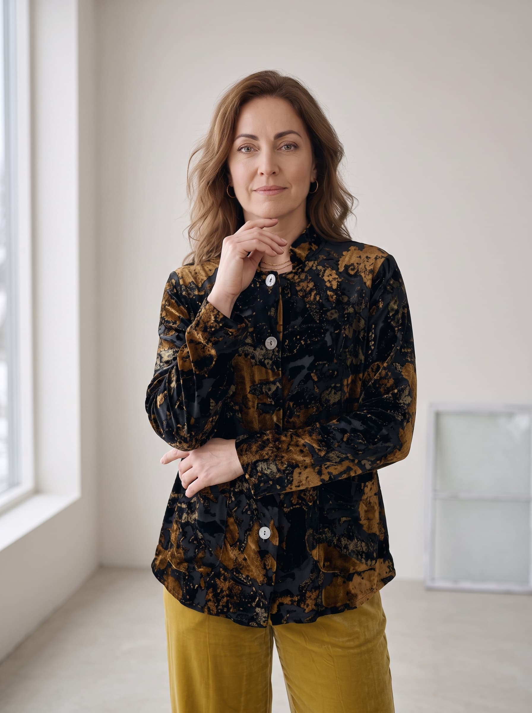 Camicia Devoreè Oro — immagine 1