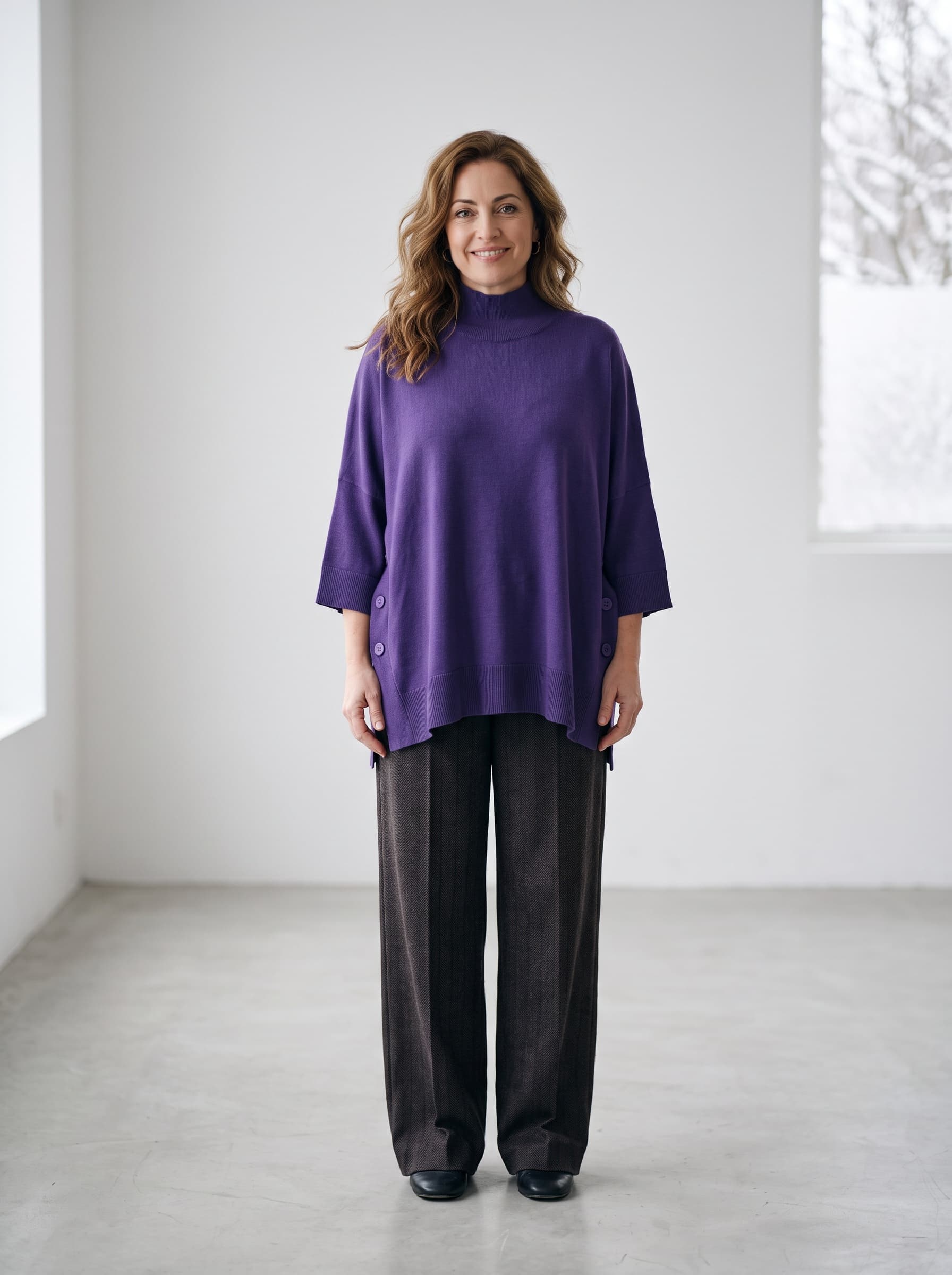 Maglia Over Viola — immagine 1