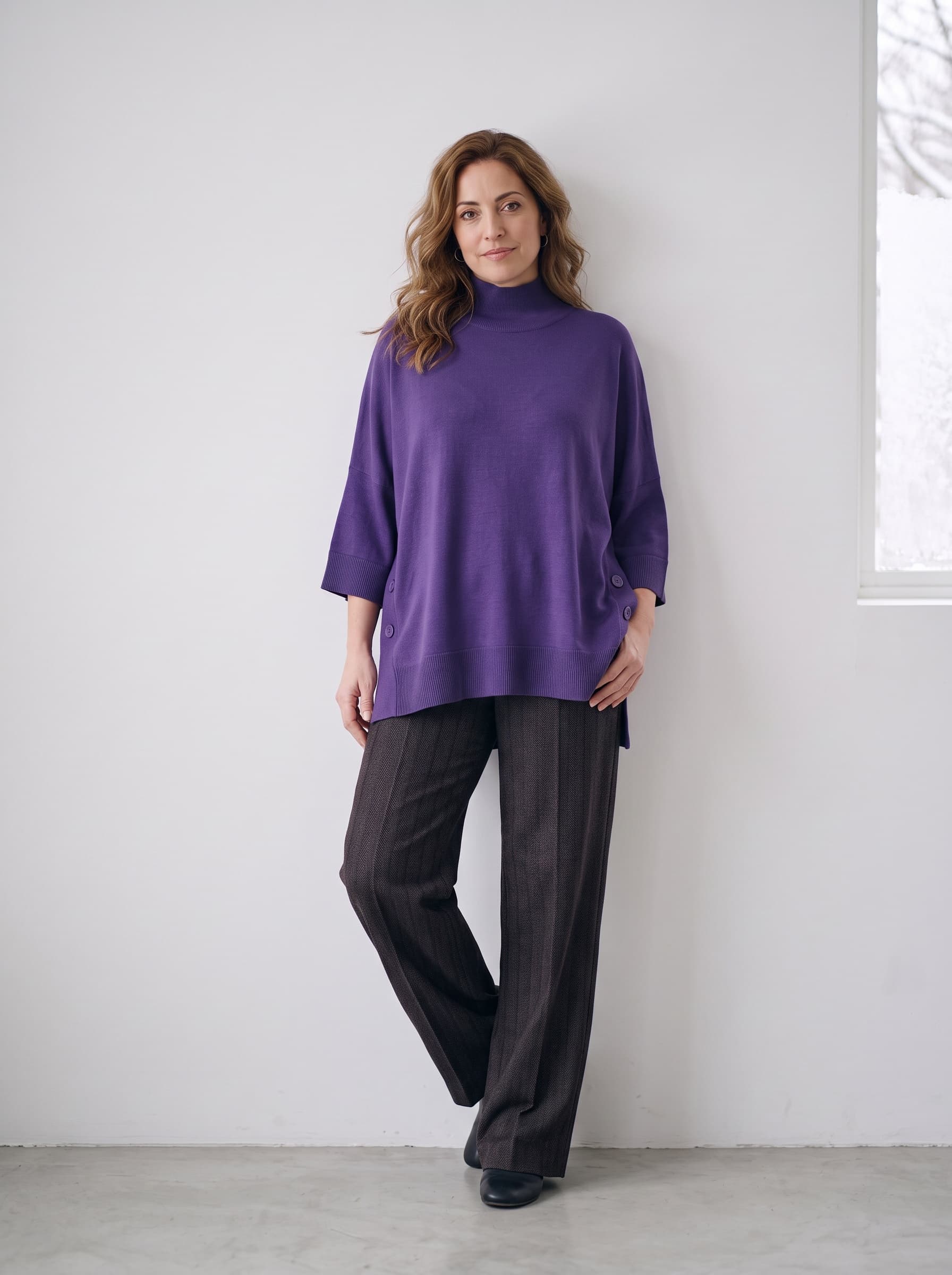 Maglia Over Viola — immagine 2